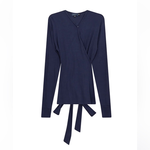 NEW NONI LADIES WRAP TOP COLOR TAN MULTIPLE SIZES - Picture 5 of 5